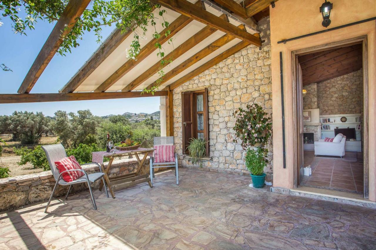 Sunny Countryside Villa - With Private Pool Faliraki Exterior foto